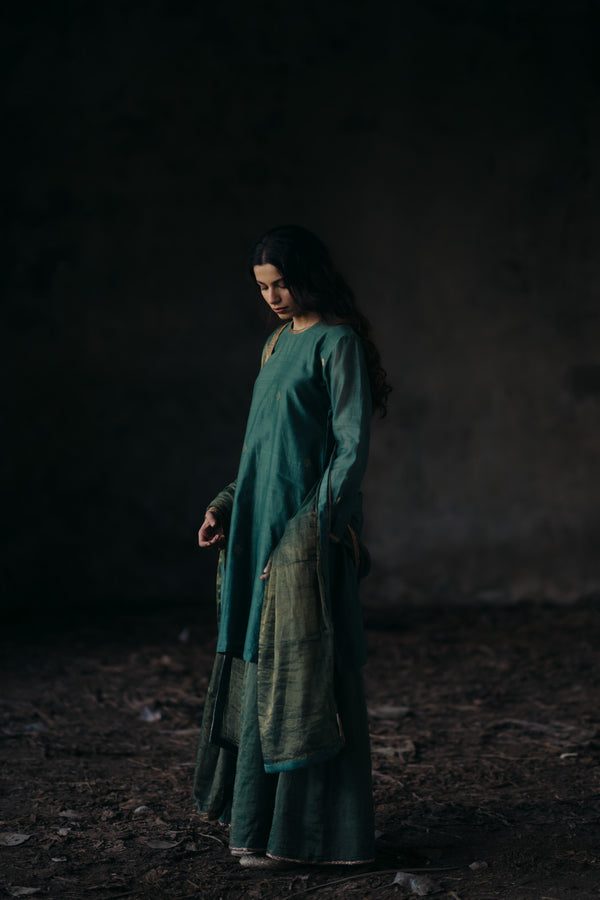 Flowers & Moon Kurta