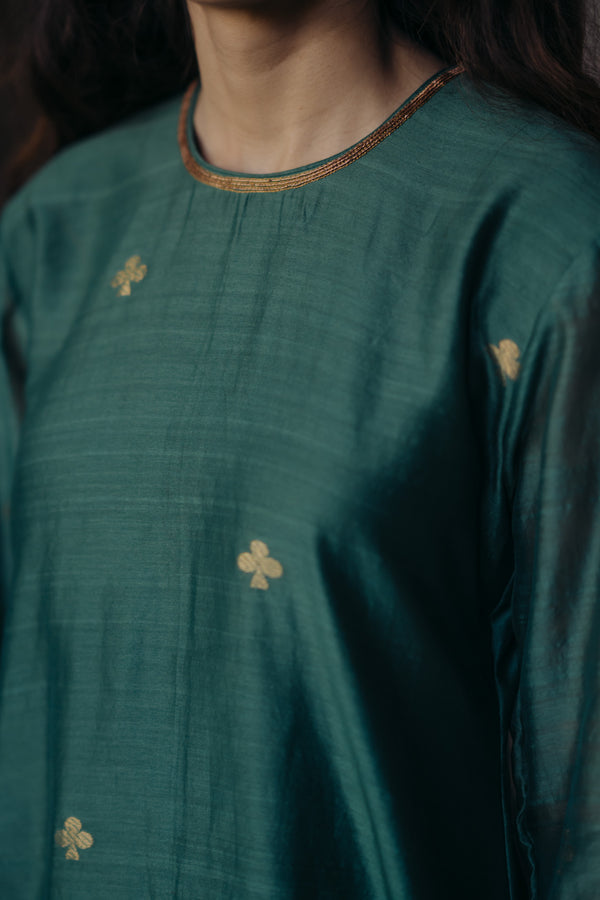 Flowers & Moon Kurta