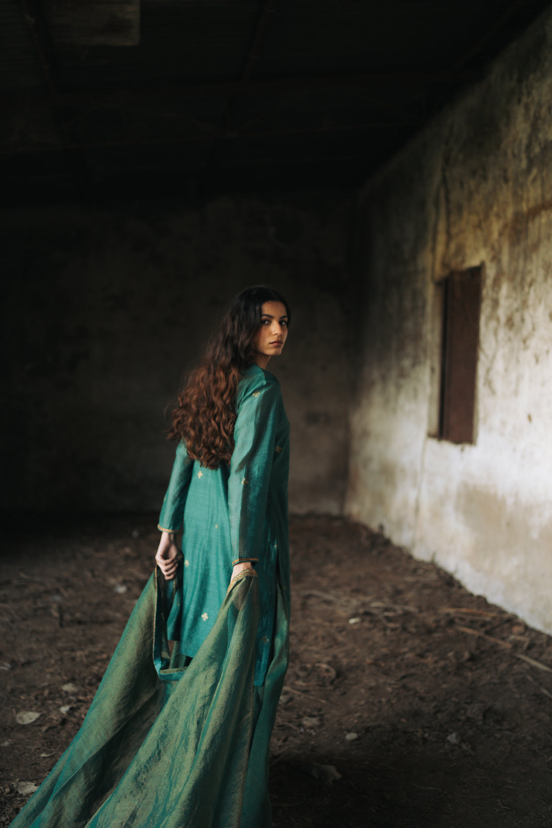 Flowers & Moon Kurta