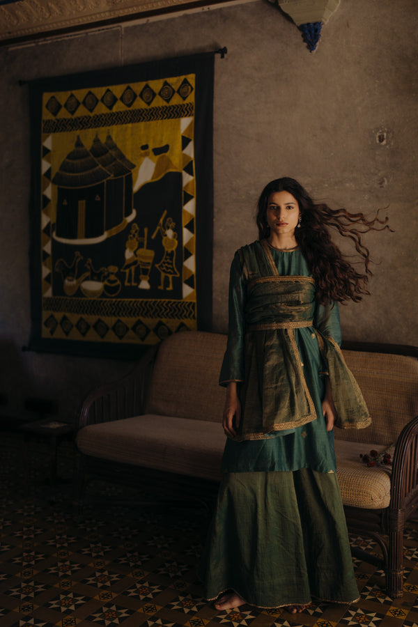 Flowers & Moon - Dupatta